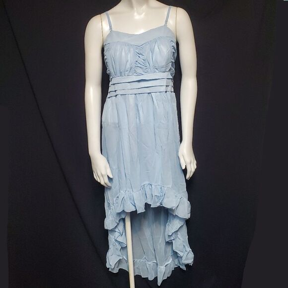 Angela Blue High Low Dress (XL) - Picture 2 of 5